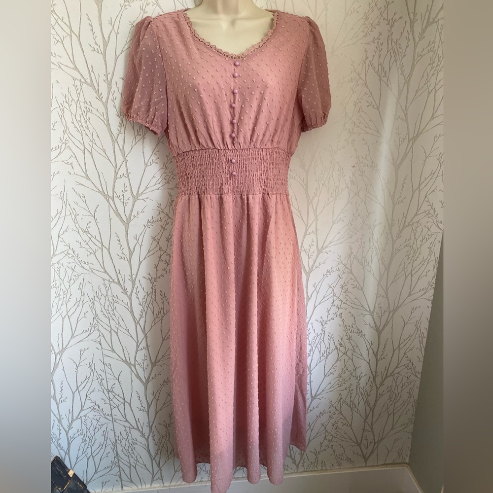 Shein pink dress
